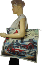 Laminated Canvas car Digital Print Bag