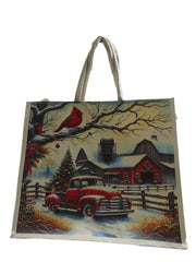 Laminated Canvas car Digital Print Bag