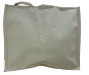 Large size laminated canvas plain tote bag