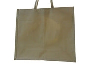 Large size laminated canvas plain tote bag