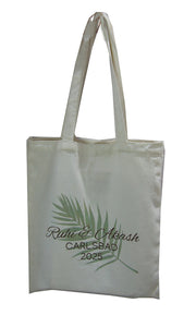 Palm Leaf Wedding Tote Personalized Wedding Favor