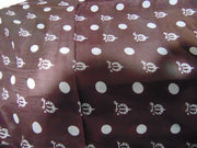 Polka Dot Silk Scarf Wrap