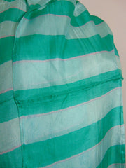 stripe Printed Silk Scarf Indian