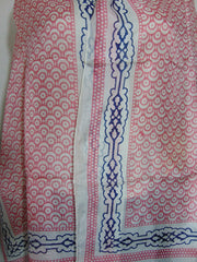 Geometric Print Silk Scarf
