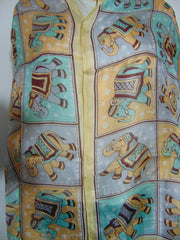 Elephant Print Long & Soft Scarf