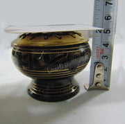 Pot Shape Black Charcoal Incense Burner