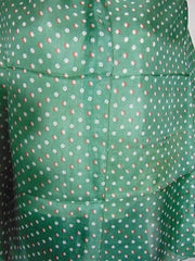Polka Dot Silk Scarf Wrap