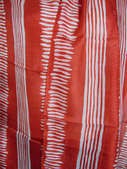 stripe Printed Silk Scarf Indian