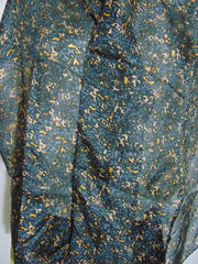 Geometric Print Silk Scarf