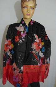 Flower print Silk Scarf Wholesaler