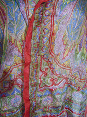 Paisley Printed Silk Scarf Indian