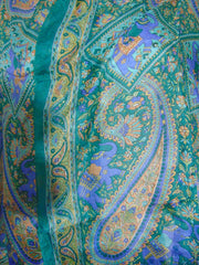 Paisley Printed Silk Scarf Indian
