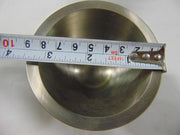 Tall incense Charcoal incense burner in silver-plated steel