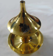Metal Charcoal Incense Burner With Lid