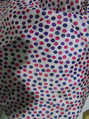 Polka Dot Silk Scarf Wrap