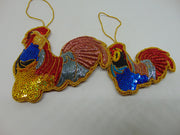 Christmas Hangings cock Ornaments