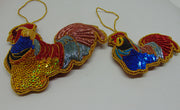 Christmas Hangings cock Ornaments