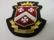 Bespoke badges sewn