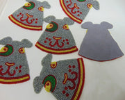 Rabbit Shape Beaded Coaster placemat