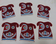 Rabbit Shape Beaded Coaster placemat
