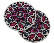 Designer Bead embroidery Coaster Placemat