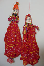 Home Decor Wall Hanging Handmade Puppet Kathputli