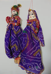 Home Decor Wall Hanging Handmade Puppet Kathputli