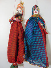 Home Decor Wall Hanging Handmade Puppet Kathputli