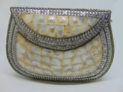 Pearl Mosaic stuuded Clutch Bag