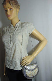 Pearl Mosaic stuuded Clutch Bag