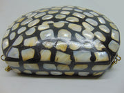 Handmade Mother of Pearl metal Clutch Bag