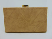 Brass Metal Pearl shell Clutch Purse