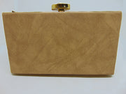 Golden Bead Pearl Mop Wristlet Clutch Bags