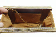 Metal Shell MOP Clutch Purse