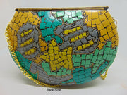 Camouflage Design Mosaic stone Clutch Bag
