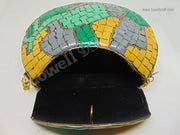 Camouflage Design Mosaic stone Clutch Bag