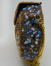 small Mosaic stone Clutch Bag