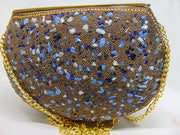 small Mosaic stone Clutch Bag