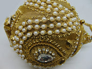 Metal Round Bags/Potli Bag for women