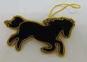 Christmas Hanging Running Horse Ornament