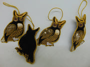 Christmas Hanging great horned owl Ornament