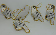 Christmas Hanging snowy owl Ornament
