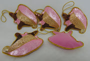 Christmas Hanging coach shell Ornament
