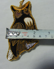 Christmas Hanging great horned owl Ornament
