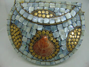 Pearl Mosaic Shell Clutch Bag