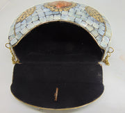 Pearl Mosaic Shell Clutch Bag