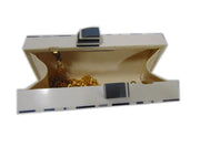 GEOMETRICAL DESIGN RESIN CLUTCH BOX PURSE BAGS