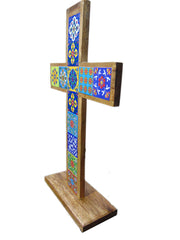 Wood Christian Wall Art and Religious Table Decor (Table Cross)