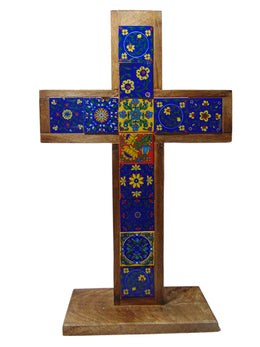 Wood Christians  Decorative Tabletop Cross