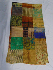 Assorted 36 Patch Long pure Silk reversible Scarves